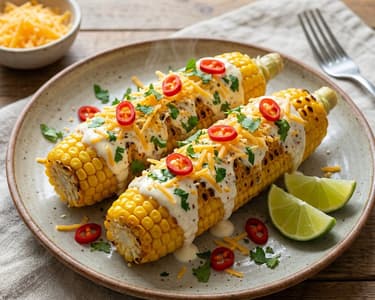 Elotes - mexická grilovaná kukuřice