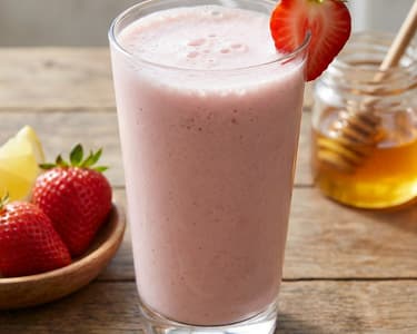 Strawberry lassi