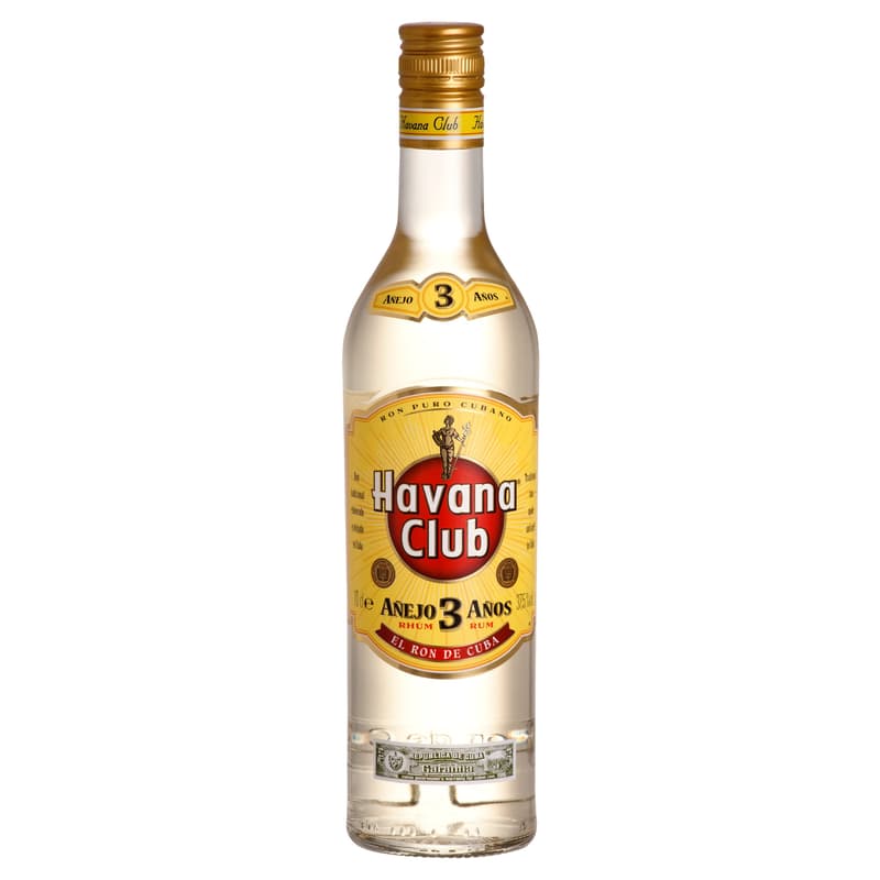 Havana Club Aňejo 3 Aňos Cuban white rum 37.5% vol.