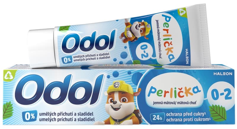 Odol Perlička child's toothpaste peppermint flavor 0+