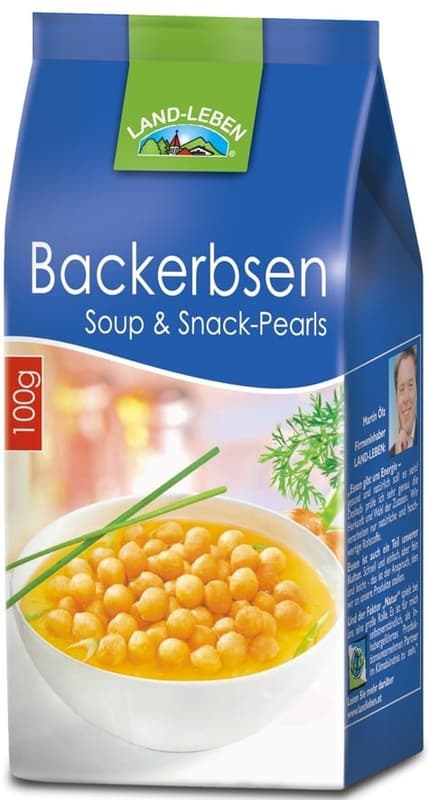 Land-Leben Fried wheat balls in the shape of peas