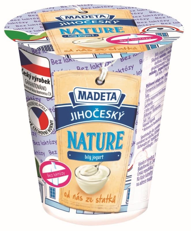 Madeta Jihočeský Nature lactose-free yogurt