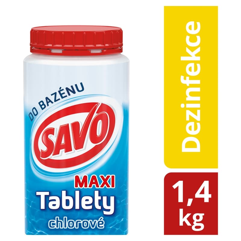 Savo do bazénu Chlorové tablety maxi