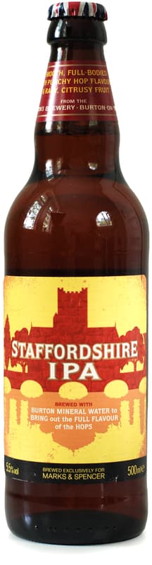 Marks & Spencer Světlé pivo India Pale Ale ze Staffordshire