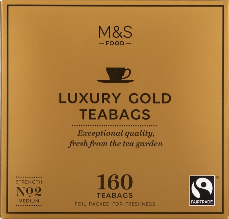 Marks & Spencer Porcovaný čaj Luxury Gold