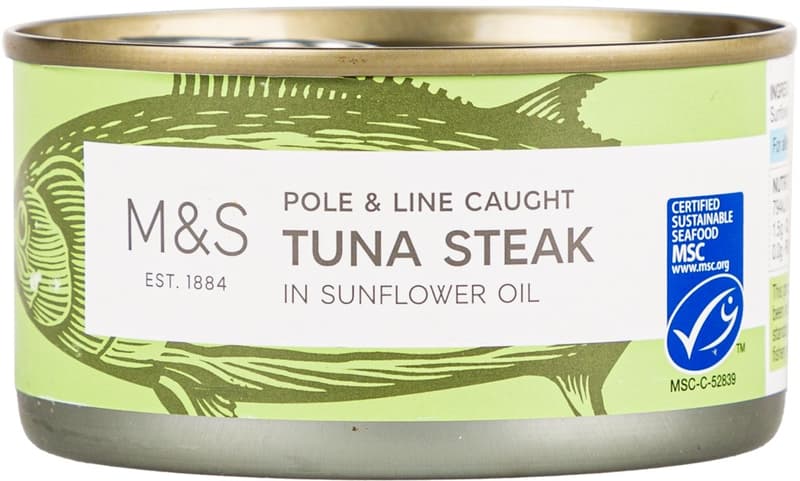 Marks & Spencer Tuňákový steak ve slunečnicovém oleji