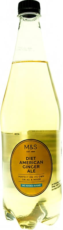Marks & Spencer American Ginger Ale - nízkokalorická zázvorová limonáda