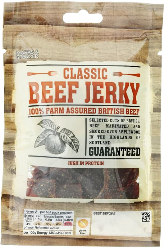 Marks & Spencer Jerky hovězí maso sušené