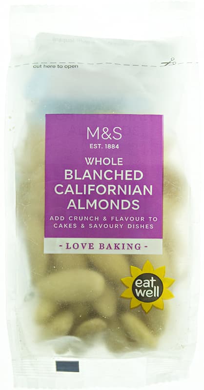Marks & Spencer Kalifornské mandle loupané