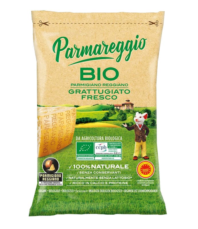 Parmareggio BIO Parmigiano Reggiano DOP parmesan grated