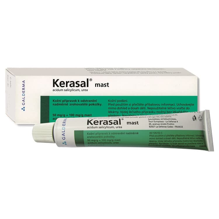 KERASAL 50MG/G+100MG/G mast 50G