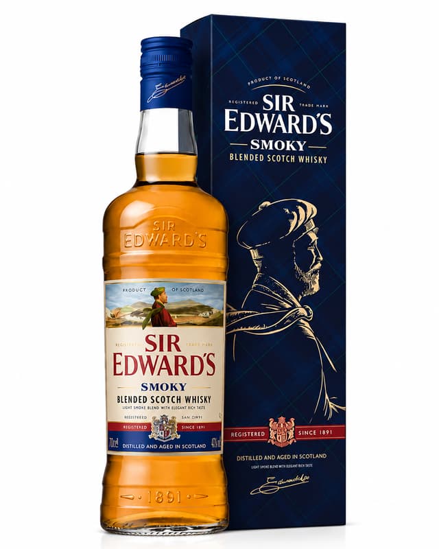 Sir Edward's Smoky Blended Scotch Whiskey 40% vol.