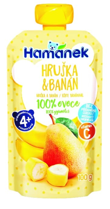 Hamánek Fruit pouch pear and banana