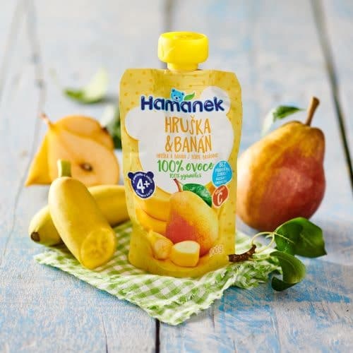 Hamánek Fruit pouch pear and banana