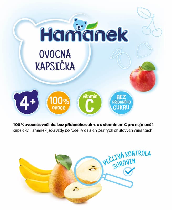 Hamánek Fruit pouch pear and banana
