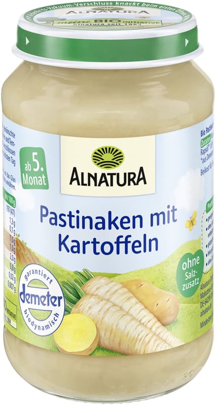 Alnatura BIO Baby food with parnsnip and potatoes
