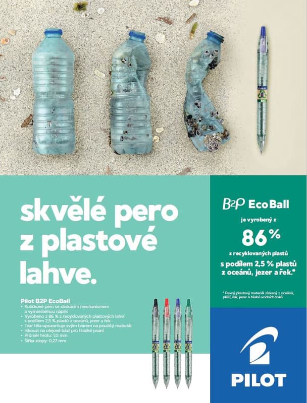 Pilot Ecoball set of colored ballpoint pens