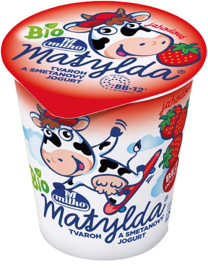 Matylda BIO cottage cheese dessert strawberry