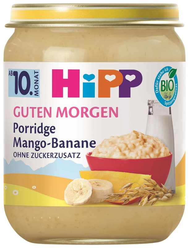Porridge mango banana