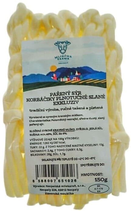 Mliečna Farma Necpaly Turčiany steamed cheese