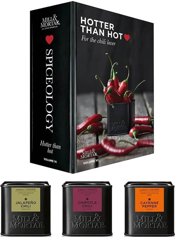Mill & Mortar Hotter than Hot sada s chilli kořením