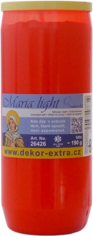 Admit Large oil cemetery candle