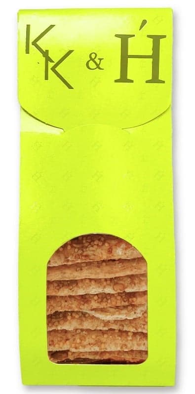 Kuoki Multifood Whole grain & maldon salt crackers foccacia