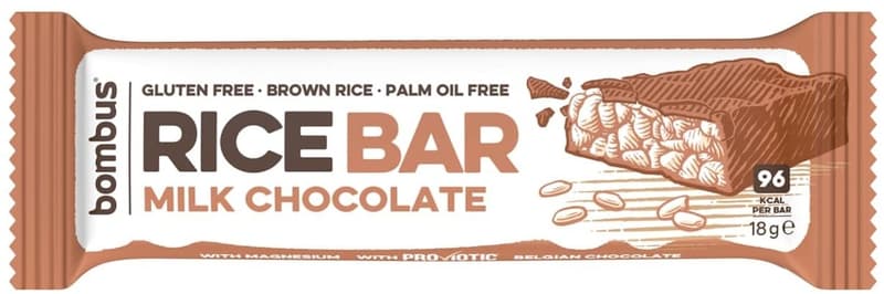 Bombus Rice bar milk chocolate