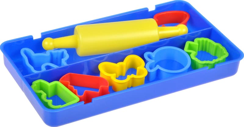 Modeling material 7 colors + 7 shapes, roller