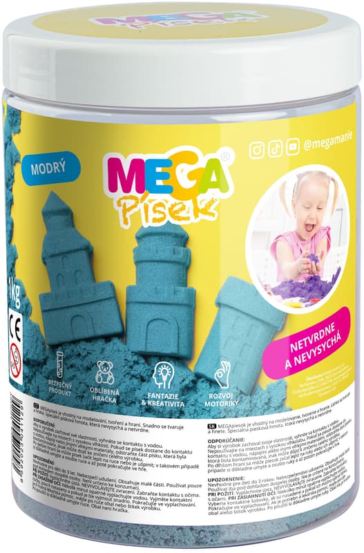 MEGApísek Kinetic blue