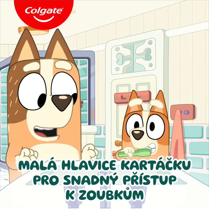Colgate Kids Bluey dětský zubní kartáček 3–5 let