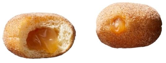 Mini beigner with apple and cinnamon filling