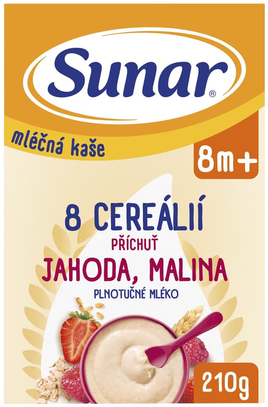 Sunar Cereal Milk Multigrain Porridge Red Berries Flavour 8+ 210 g