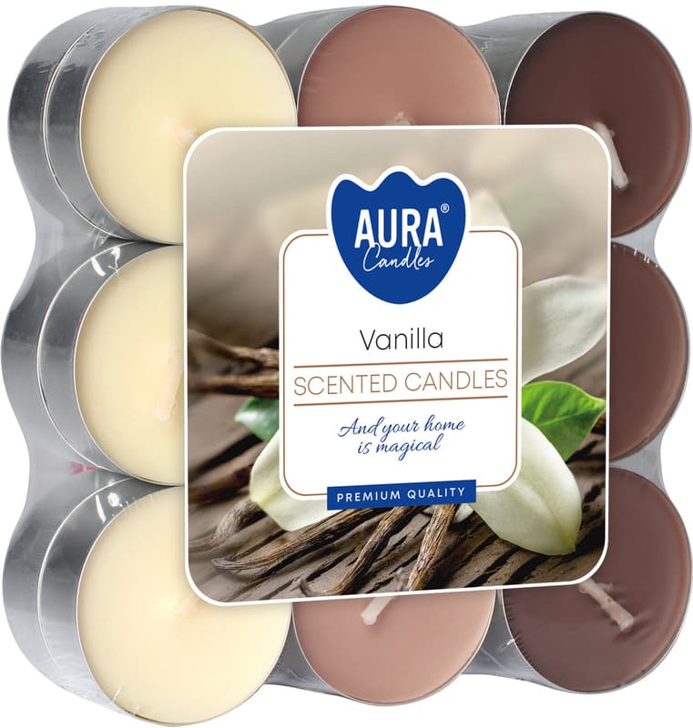 Bispol Tea scented candles vanilla