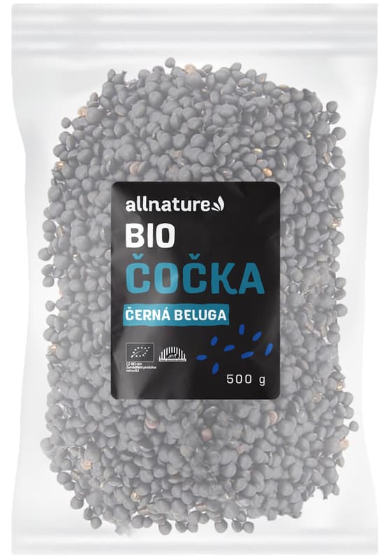 Allnature Organic Black Lentil Beluga