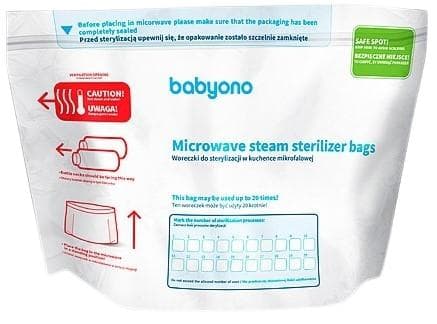 Babyono Sterilization bags for the microwave