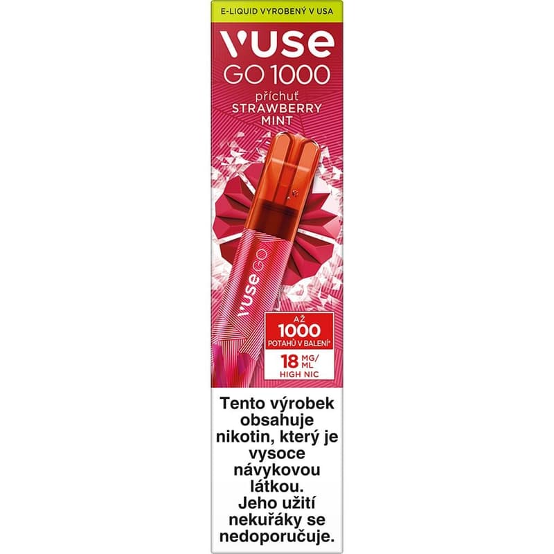 Vuse GO 1000 Strawberry Mint