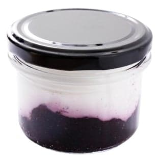 Pappudia Yoghurt with blueberries and bananas without added sugar