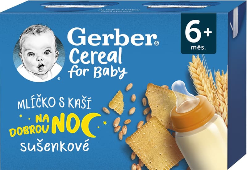 Gerber Cereal Milk with porridge biscuits