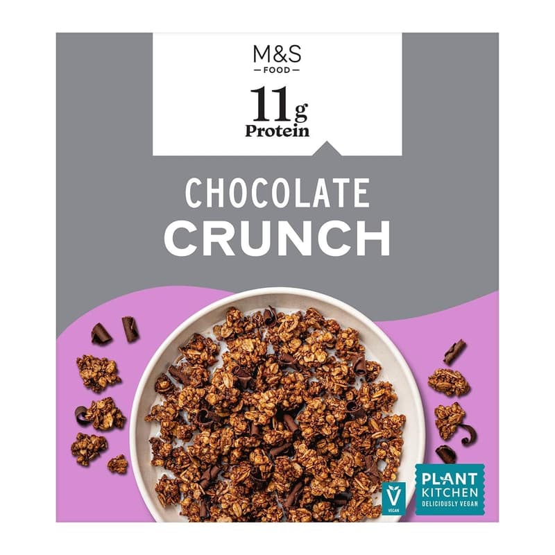 Marks & Spencer Ovesné hrudky se sójovým proteinem, pšenicí, ječmenem a hořkou čokoládou