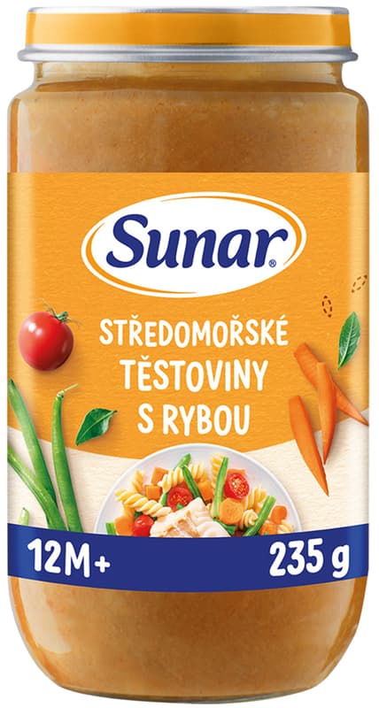 Sunar Mediterranean pasta with fish from 13 months