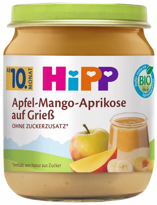 HiPP BIO Semolina with fruit