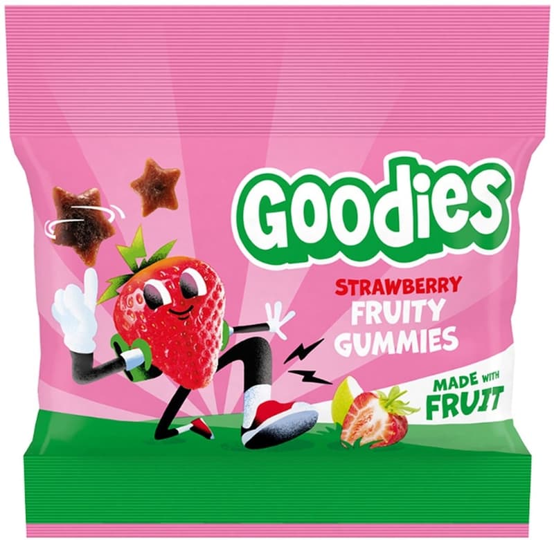Goodies strawberry gummy bears 17g