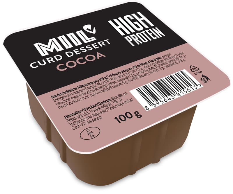 Miil High protein curd dessert cocoa