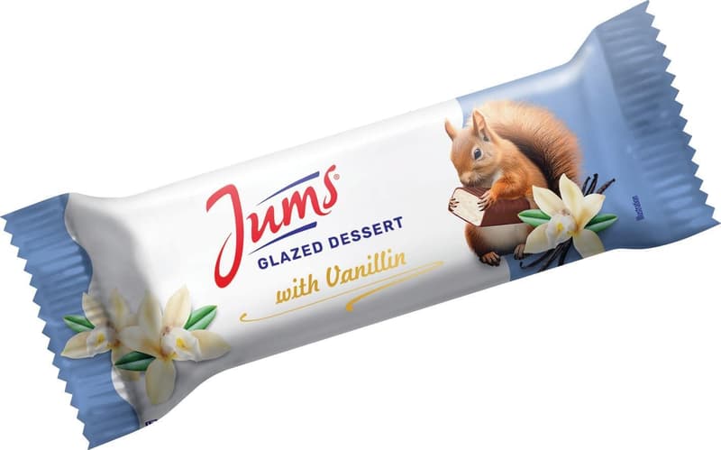 Jums Curd dessert with vanilla flavor