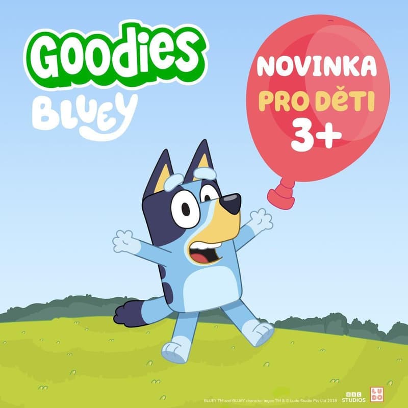 Goodies Kapsička Bluey jogurt, banán a jahoda 4×100 g