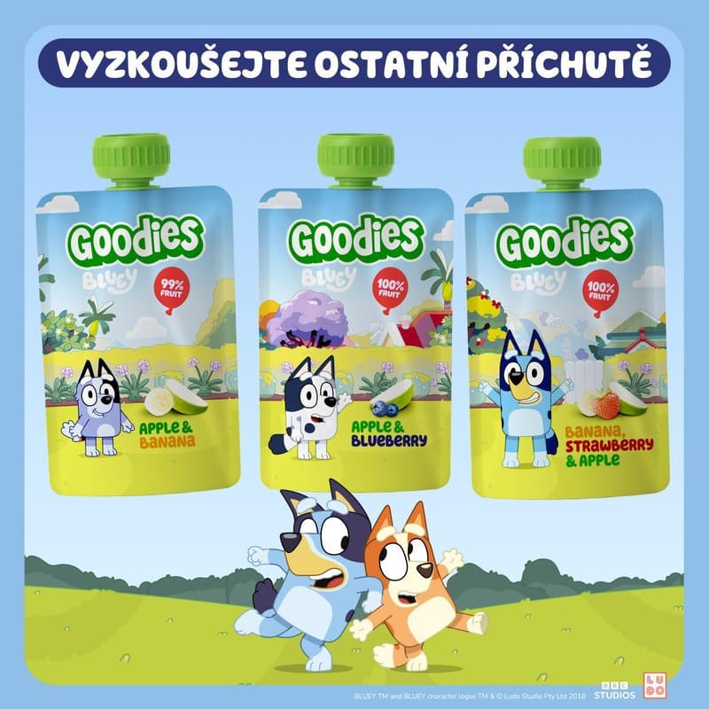 Goodies Kapsička Bluey jablko borůvka