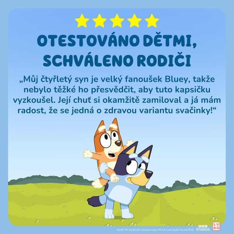 Goodies Kapsička Bluey jablko banán