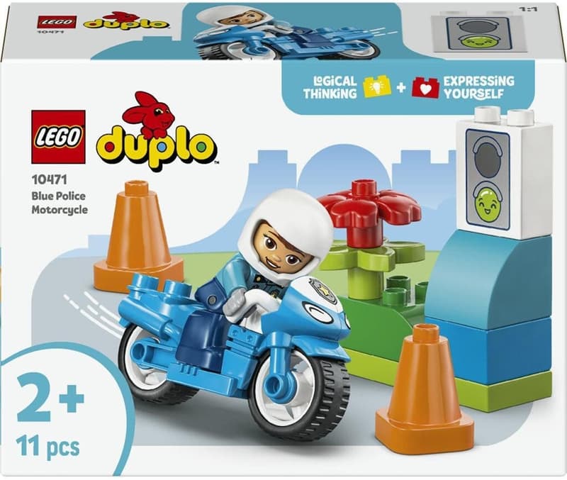 LEGO Blue Police Motorcycle
