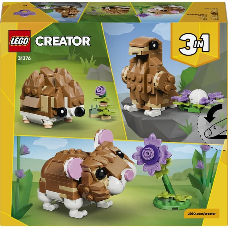 LEGO Cute Hamster with Flower